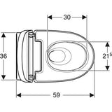 Aquaclean Geberit Toiletter Aquaclean Mera Comfort douchetoilet - 59x36cm - hvid