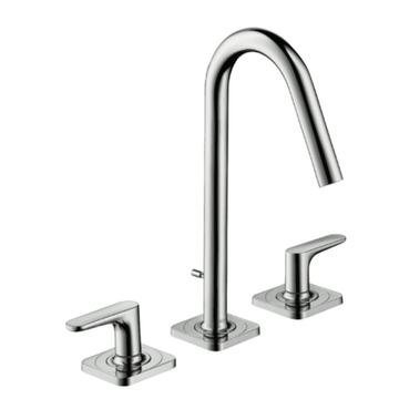 AXOR Axor Citterio M 3-huls håndvaskarmatur med løft-op bundventil - krom