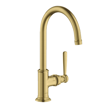 AXOR Axor Montreux 1-grebs håndvaskarmatur med siventil - børstet messing