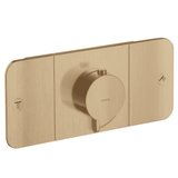 AXOR Axor One indbygningsbrus med termostatmodul samt hoved- og håndbrus - poleret guld-optik