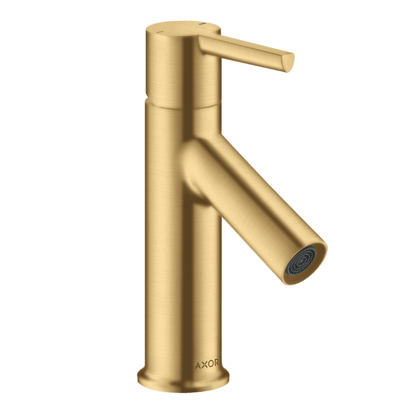 AXOR Axor Starck 1-grebs håndvaskarmatur emd løft-op bundventil - børstet guld-optik
