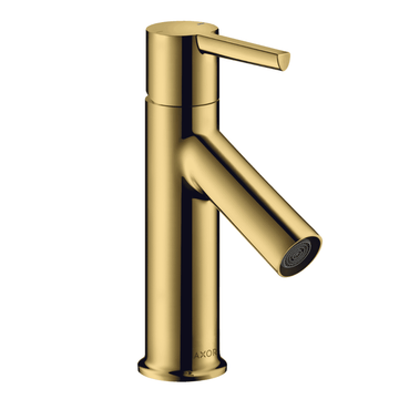 AXOR Axor Starck 1-grebs håndvaskarmatur emd løft-op bundventil - poleret guld-optik