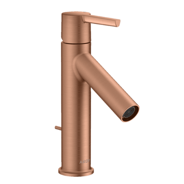 AXOR Axor Starck 100 håndvaskarmatur med løft-op bundventil - børstet bronze