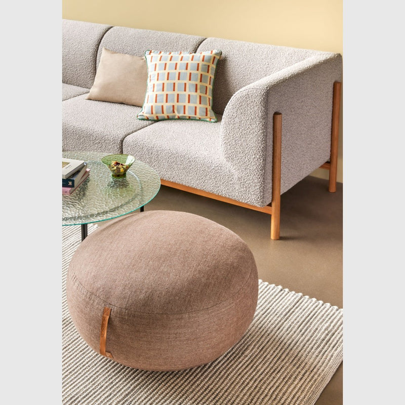Bad&Design Hübsch - Agenda Cushion pude - Flerfarvet/Sand/Grå