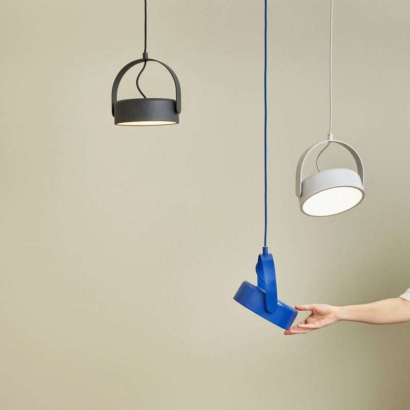 Bad&Design Hübsch - Stage Ceiling loftslampe - Lys Blå