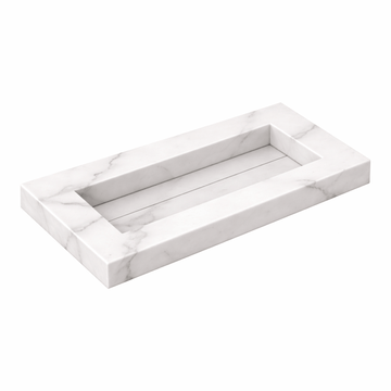 Bad&Design Møbelvaske Pitch Keramisk bordplade med vask dybde 45cm - staturio glossy