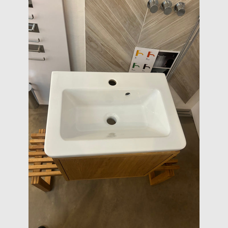 Bad&Design REFINED by KNAST mini snedkermøbel med låge inkl. vask - 50x37x50