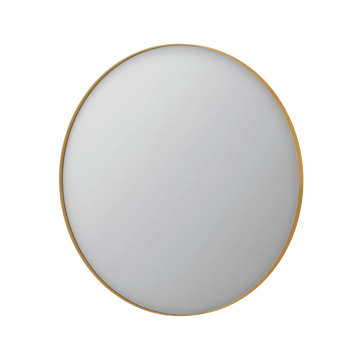 Bad&Design Spejle SP15 rundt spejl i ramme - 100x4x100 - børstet mat guld