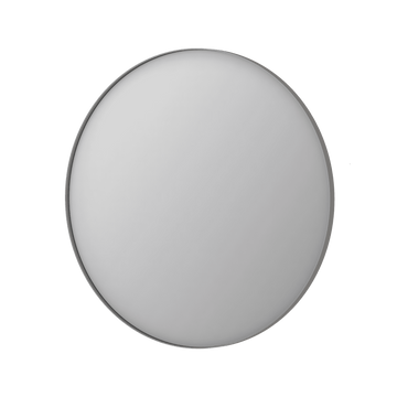 Bad&Design Spejle SP15 rundt spejl i ramme - 100x4x100 - børstet rustfrit stål