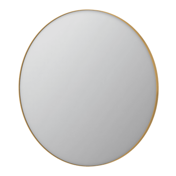 Bad&Design Spejle SP15 rundt spejl i ramme - 120x4x120 - børstet mat guld
