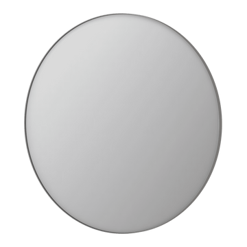 Bad&Design Spejle SP15 rundt spejl i ramme - 120x4x120 - børstet rustfri stål