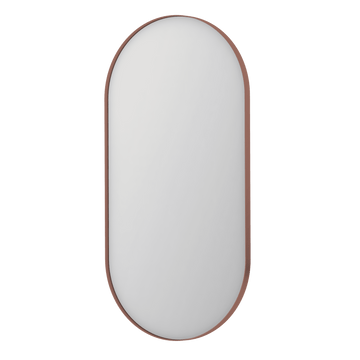 Bad&Design Spejle SP20 ovalt spejl i ramme - 60x4x120 - børstet kobber