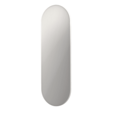 Bad&Design Spejle SP20 ovalt spejl i ramme - 60x4x180 - mat hvid