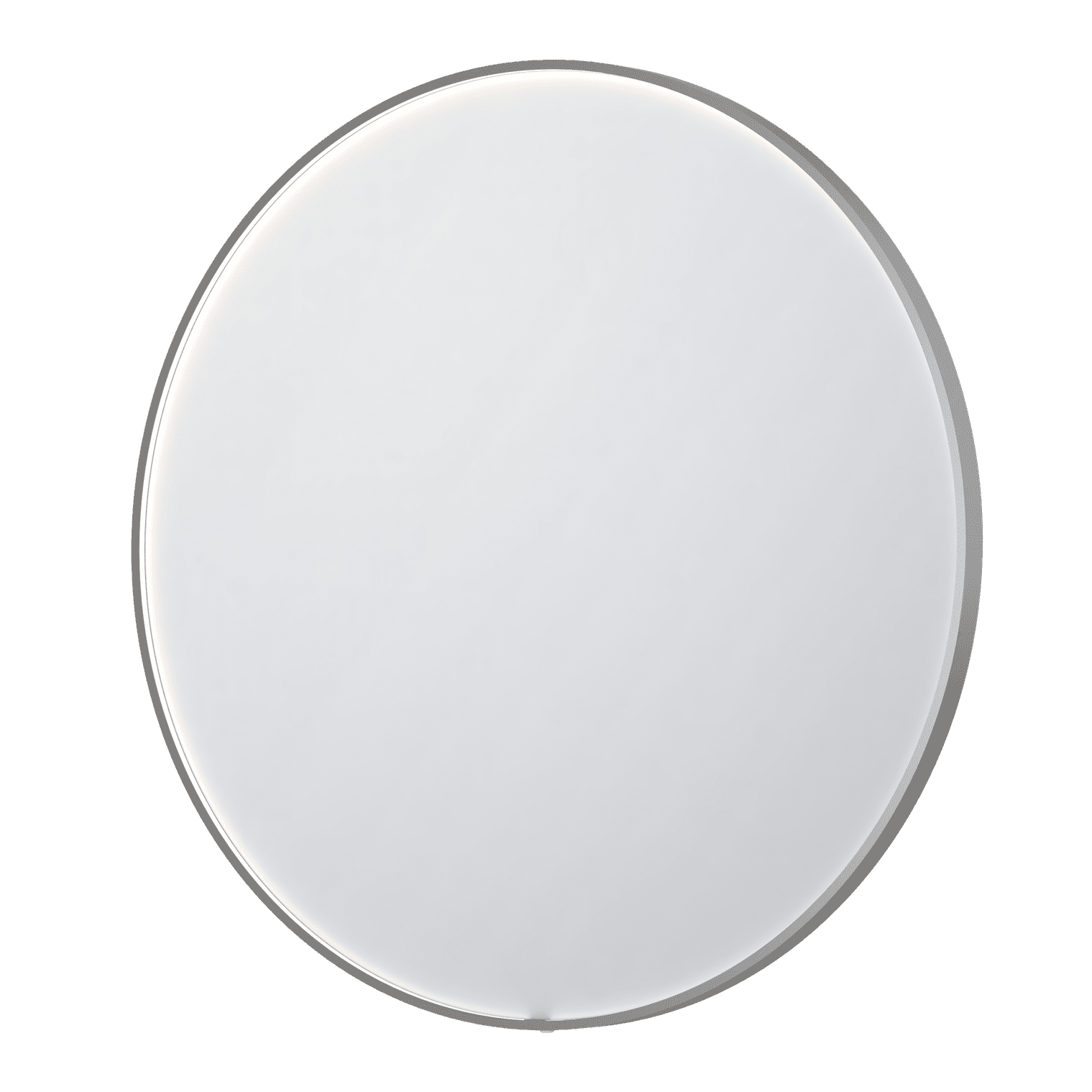 SP24 rundt spejl i ramme med direkte LED-belysning - 120x4x120 - børst ...