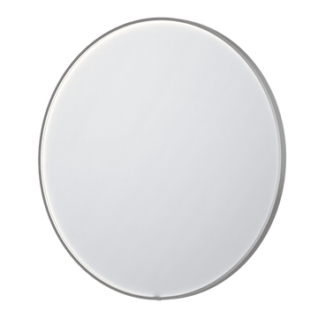 Bad&Design Spejle SP24 rundt spejl i ramme med direkte LED-belysning - 120x4x120 - børstet rustfrit stål