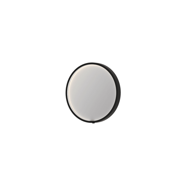 Bad&Design Spejle SP24 rundt spejl i ramme med direkte LED-belysning - 40x4x40