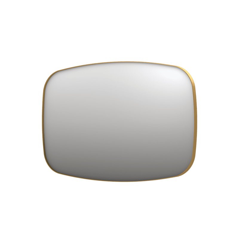 Bad&Design Spejle SP29 superellipse spejl i ramme i børstet mat guld - 120x4x80