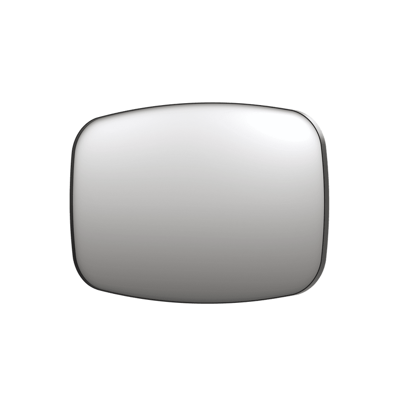 Bad&Design Spejle SP29 superellipse spejl i ramme i børstet metal sort - 120x4x80