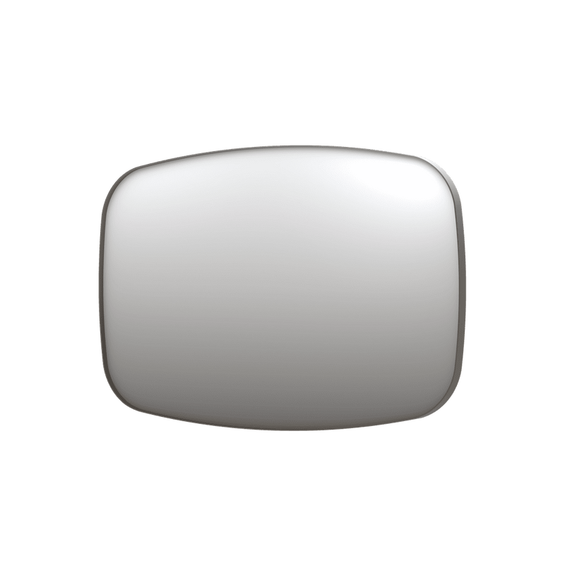Bad&Design Spejle SP29 superellipse spejl i ramme i børstet rustfri stål - 120x4x80