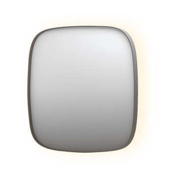 Bad&Design Spejle SP30 superellipse spejl med indirekte LED i børstet rustfri stål - 60x4x60