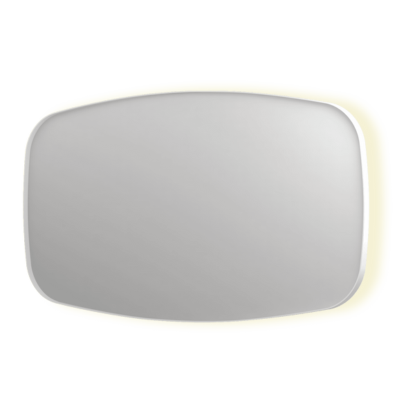 Bad&Design Spejle SP30 superellipse spejl med indirekte LED i mathvid - 140x4x80