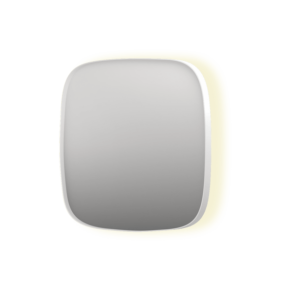 Bad&Design Spejle SP30 superellipse spejl med indirekte LED i mathvid - 50x4x100