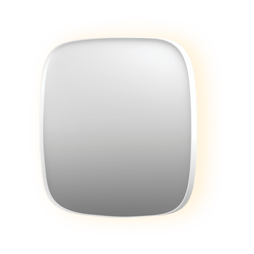 Bad&Design Spejle SP30 superellipse spejl med indirekte LED i mathvid - 60x4x60