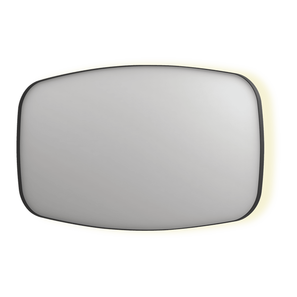 Bad&Design Spejle SP30 superellipse spejl med indirekte LED i matsort - 140x4x80