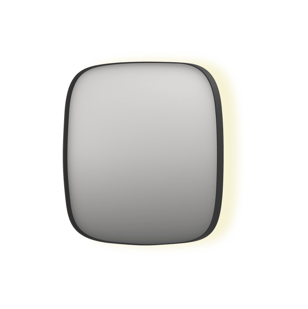 Bad&Design Spejle SP30 superellipse spejl med indirekte LED i matsort - 50x4x100