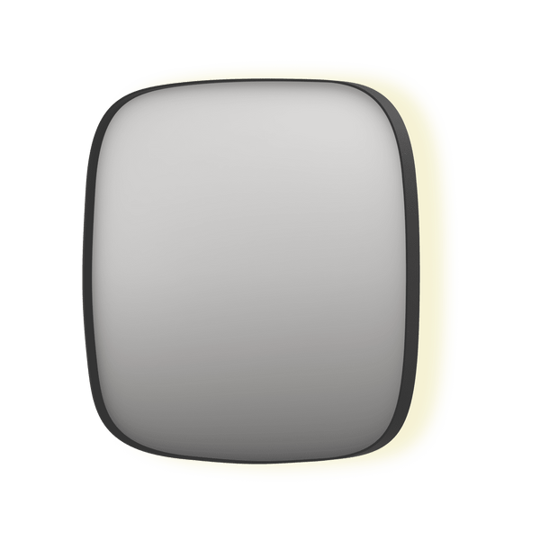 Bad&Design Spejle SP30 superellipse spejl med indirekte LED i matsort - 60x4x60