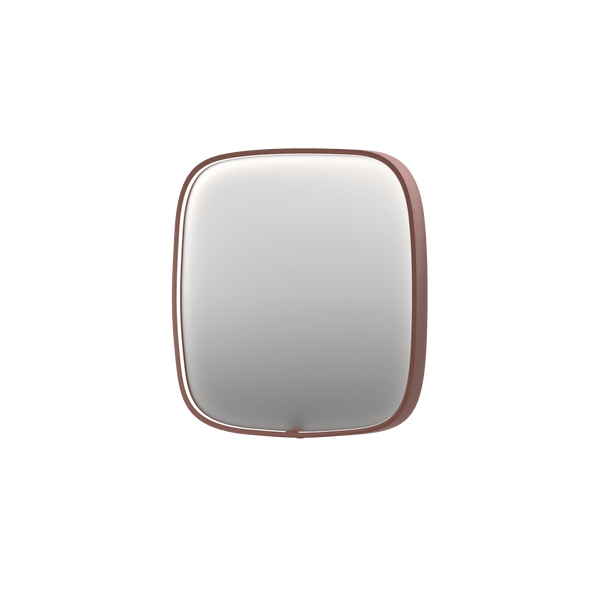 Bad&Design Spejle SP31 superellipse spejl med direkte LED i børstet kobber - 40x4x80