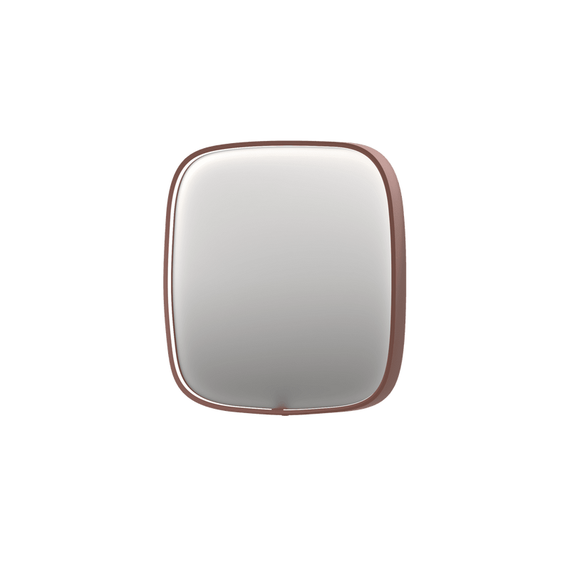 Bad&Design Spejle SP31 superellipse spejl med direkte LED i børstet kobber - 40x4x80