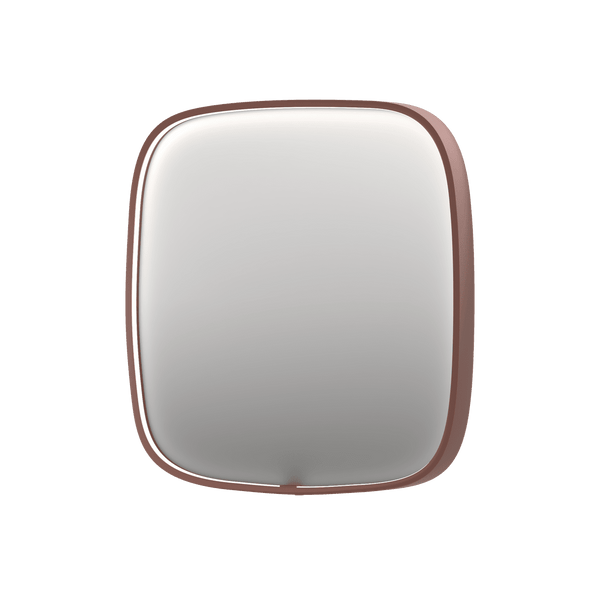 Bad&Design Spejle SP31 superellipse spejl med direkte LED i børstet kobber - 60x4x60
