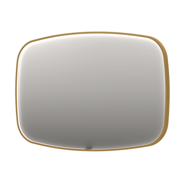 Bad&Design Spejle SP31 superellipse spejl med direkte LED i børstet mat guld - 120x4x80