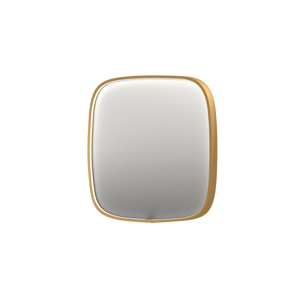 Bad&Design Spejle SP31 superellipse spejl med direkte LED i børstet mat guld - 40x4x80