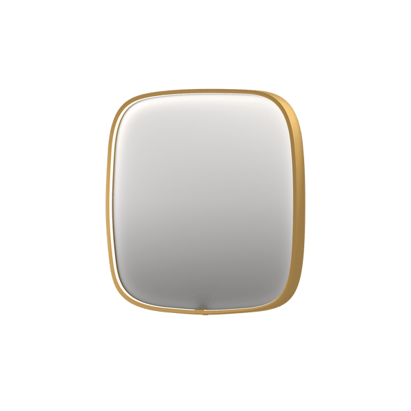 Bad&Design Spejle SP31 superellipse spejl med direkte LED i børstet mat guld - 50x4x100