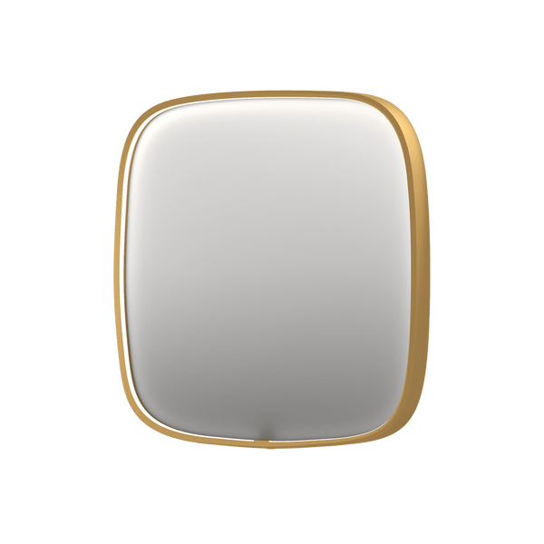 Bad&Design Spejle SP31 superellipse spejl med direkte LED i børstet mat guld - 60x4x60