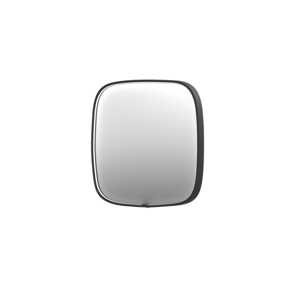 Bad&Design Spejle SP31 superellipse spejl med direkte LED i børstet metal sort - 40x4x40