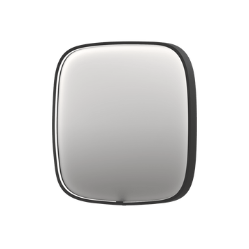 Bad&Design Spejle SP31 superellipse spejl med direkte LED i børstet metal sort - 60x4x60