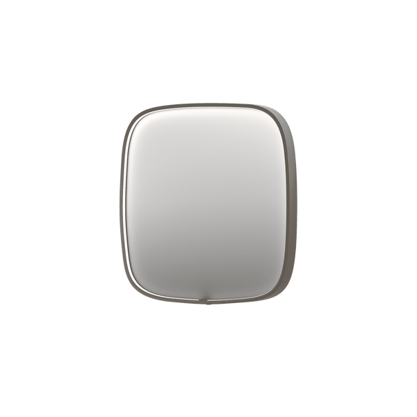 Bad&Design Spejle SP31 superellipse spejl med direkte LED i børstet rustfri stål - 40x4x80