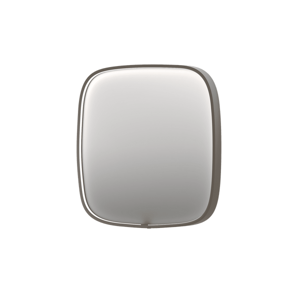 Bad&Design Spejle SP31 superellipse spejl med direkte LED i børstet rustfri stål - 50x4x100