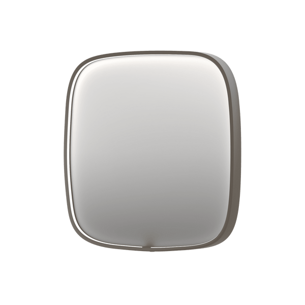 Bad&Design Spejle SP31 superellipse spejl med direkte LED i børstet rustfri stål - 60x4x60