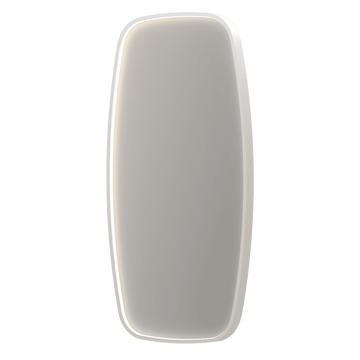 Bad&Design Spejle SP31 superellipse spejl med direkte LED i mathvid - 100x4x100