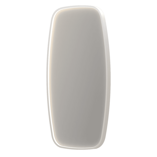 Bad&Design Spejle SP31 superellipse spejl med direkte LED i mathvid - 100x4x100