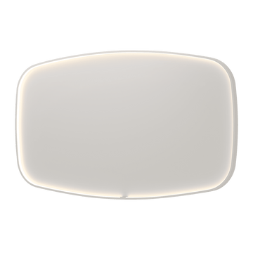 Bad&Design Spejle SP31 superellipse spejl med direkte LED i mathvid - 140x4x80