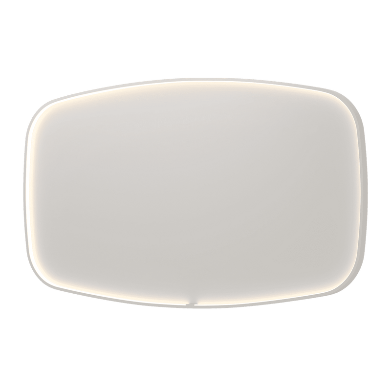 Bad&Design Spejle SP31 superellipse spejl med direkte LED i mathvid - 140x4x80