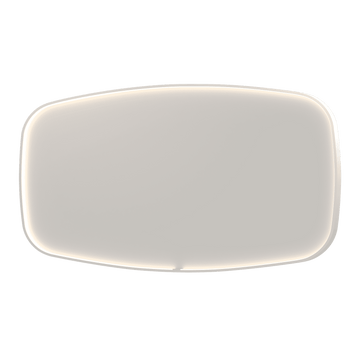 Bad&Design Spejle SP31 superellipse spejl med direkte LED i mathvid - 160x4x80