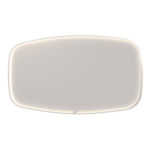 Bad&Design Spejle SP31 superellipse spejl med direkte LED i mathvid - 160x4x80
