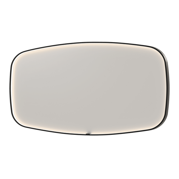 Bad&Design Spejle SP31 superellipse spejl med direkte LED i matsort - 160x4x80