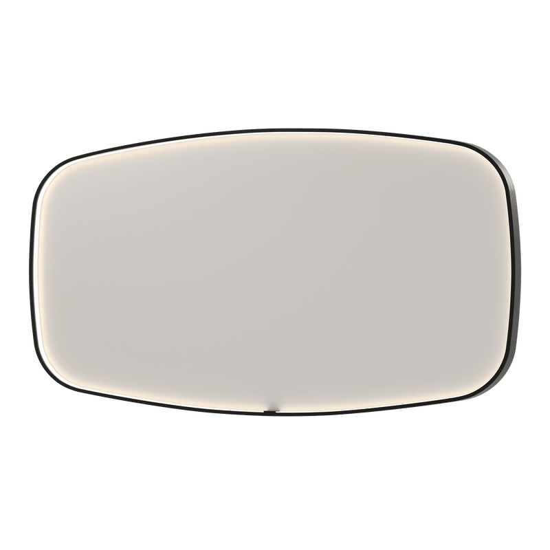 Bad&Design Spejle SP31 superellipse spejl med direkte LED i matsort - 160x4x80